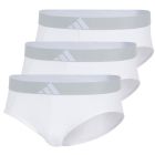 adidas Sportswear Active Flex Cotton Body Brief 3-Pack 4AM009 White