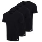 adidas Sportswear Active Core Cotton V-Neck T-Shirt 3-Pack 4AM012 Black