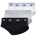 adidas Originals Comfort Flex Cotton Brief 3-Pack 4AR001 Black/Grey/White