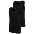 adidas Originals Comfort Rib Cotton Tank Top 2-Pack 4AR004 Black