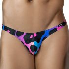 CUT4MEN SP4NDEX Prints Low Rise Bulge Brief C4MSPXPTBUL01 Pop Leopard