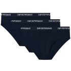 Emporio Armani Stretch Jersey Briefs 3-Pack EM000258 Blue