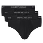 Emporio Armani Core Logo Brief 3-Pack EM000258 Black