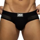 Addicted Mesh Panels Brief AD2336 Black