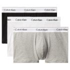 Calvin Klein Icon Cotton Stretch Relaxed Trunks 3-Pack NB4286 Black/White/Grey Heather