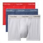 Calvin Klein Icon Cotton Stretch Relaxed Trunks 3-Pack NB4286 Solid Vintage Indigo/Micro Chip/Molten/Molten Mens Underwear