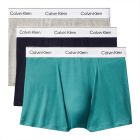 Calvin Klein Icon Cotton Stretch Relaxed Trunks 3-Pack NB4286 Shoreline/Grey Heather/Lively Teal