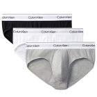 Calvin Klein Icon Cotton Stretch Briefs 3-Pack NB4388 Black/White/Grey Heather