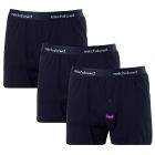 Mitch Dowd Loose Fit Knit Boxer Shorts 3-Pack R305P3 Navy