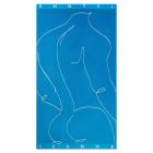 TEAMM8 Physique Beach Towel TA-TLPHQ Azure