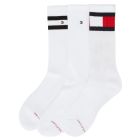 Tommy Hilfiger Flag Crew Socks 3-Pack White
