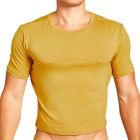 TEAMM8 Body Bamboo Crop Tee TU-CTBODY2 Gold