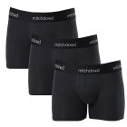 Mitch Dowd Stretch Cotton Comfort Long Leg Trunks 3-Pack V1032P3 Black