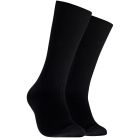 Mitch Dowd Mens Bamboo Rib Socks 2-Pack XM203P2 Black