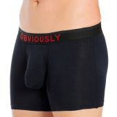 Obviously FreeMan Boxer Brief 3 Inch Leg C00 Black