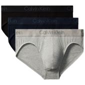 Calvin Klein Ultra Soft Modal 3-Pack Hip Brief NB4191 Black/Navy/Grey