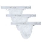 2xist Essentials Y Back Thong 3-pack 20302 White Mens Underwear