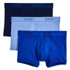 2xist Essentials No Show Trunk 3-Pack 20333 Assorted Underwear Blue