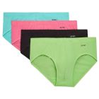 2xist Essential Bikini Brief 4-Pack 020432 Turquoise/Green/Rose/Black