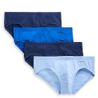 2xist Essential Bikini Brief 4-Pack 020432 Navy/Cobalt/Porcelain