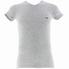 Emporio Armani V-Neck T-Shirt 110810 Grey Marle Mens T-Shirt