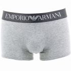 Emporio Armani Stretch Cotton Trunk 111389 Grey Marle Mens Underwear