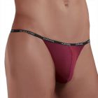 Doreanse Ribbed Modal String Thong 1330 Claret Red