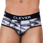 Clever Pantone Navigate Briefs 1523 Grey Mens Underwear
