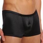 Male Power Satin Lycra Trunks 153-076 Black Mens Underwear