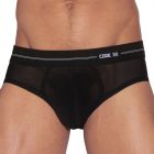 CODE 22 Sheer Mesh Brief 2101 Black Mens Underwear