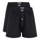 Coast Mens 2-Pack Knit Boxer Shorts 22CCU511 Black Mens Underwear