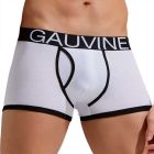 Gauvine Cotton Sport Trunk 3001 White Mens Underwear