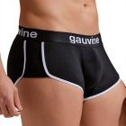 Gauvine Cotton Sport Trunk 3007 Black Mens Underwear