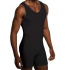 Doreanse Full Bodysuit Athletic 5002 Black Mens Underwear