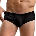 Magic Silk Silk Knit Mini Pouch Short 7006 Black Mens Underwear