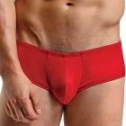 Magic Silk Silk Knit Mini Pouch Short 7006 Red Mens Underwear