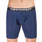 Obviously PrimeMan Boxer Brief 9 Inch Leg A01 Navy Mens Underwear