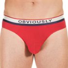 Obviously PrimeMan Brief A02 Red Mens Underwear