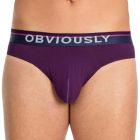 Obviously PrimeMan Brief A02 Purple Mens Underwear