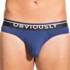 Obviously PrimeMan Hipster Brief A04 Navy Mens Underwear