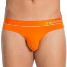 Obviously PrimeMan Hipster Brief A04 Orange Mens Underwear