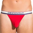 Obviously PrimeMan Bikini Brief A05 Red Mens Underwear