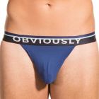 Obviously PrimeMan Thong A06 Navy Mens Underwear