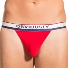 Obviously PrimeMan Thong A06 Red Mens Underwear