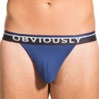 Obviously PrimeMan Jockstrap A07 Navy Mens Underwear