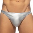 Addicted Party Shiny Thong AD1039 Silver Mens Underwear