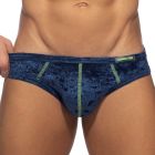 ADDICTED Velvet Shady Bikini Brief AD1208 Navy Mens Underwear