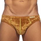 ADDICTED Velvet Shady Bikini Brief AD1208 Mustard Mens Underwear