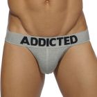 Addicted My Basic Jock AD469 Heather Grey Mens Underwear