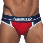 Addicted Push Up Sport Jock AD744 Red Mens Underwear
